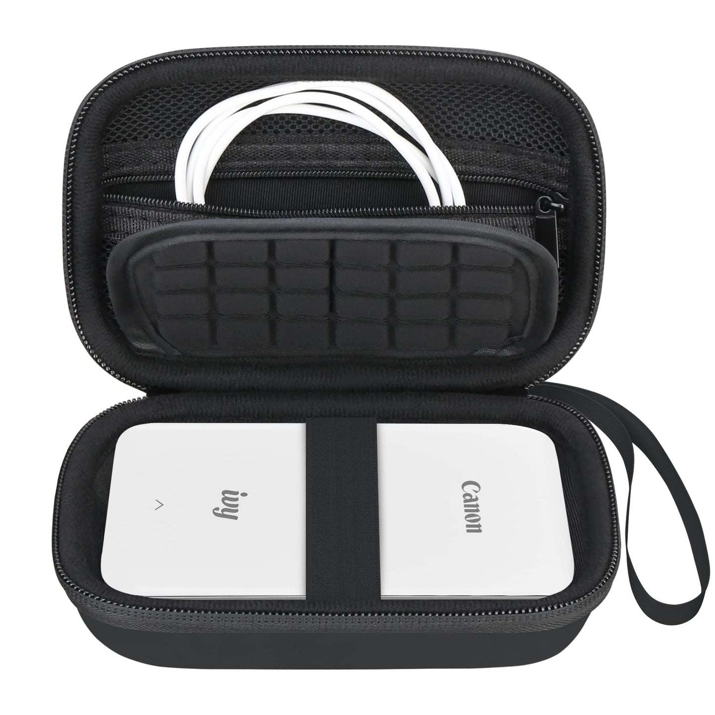 Elonbo Carrying Case for Canon Ivy 2/ Canon Ivy Mini Photo Printer, Portable Instant Smartphone Color Print Digital Camera Hard Travel Bag, Wireless