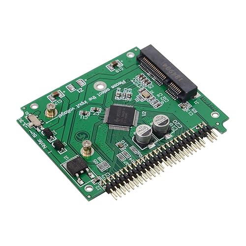 Cablecc Low Profile Half-Heigh mSATA SSD to 2.5 inch IDE 44pin Hard Disk Case Enclosure for Notebook Laptop