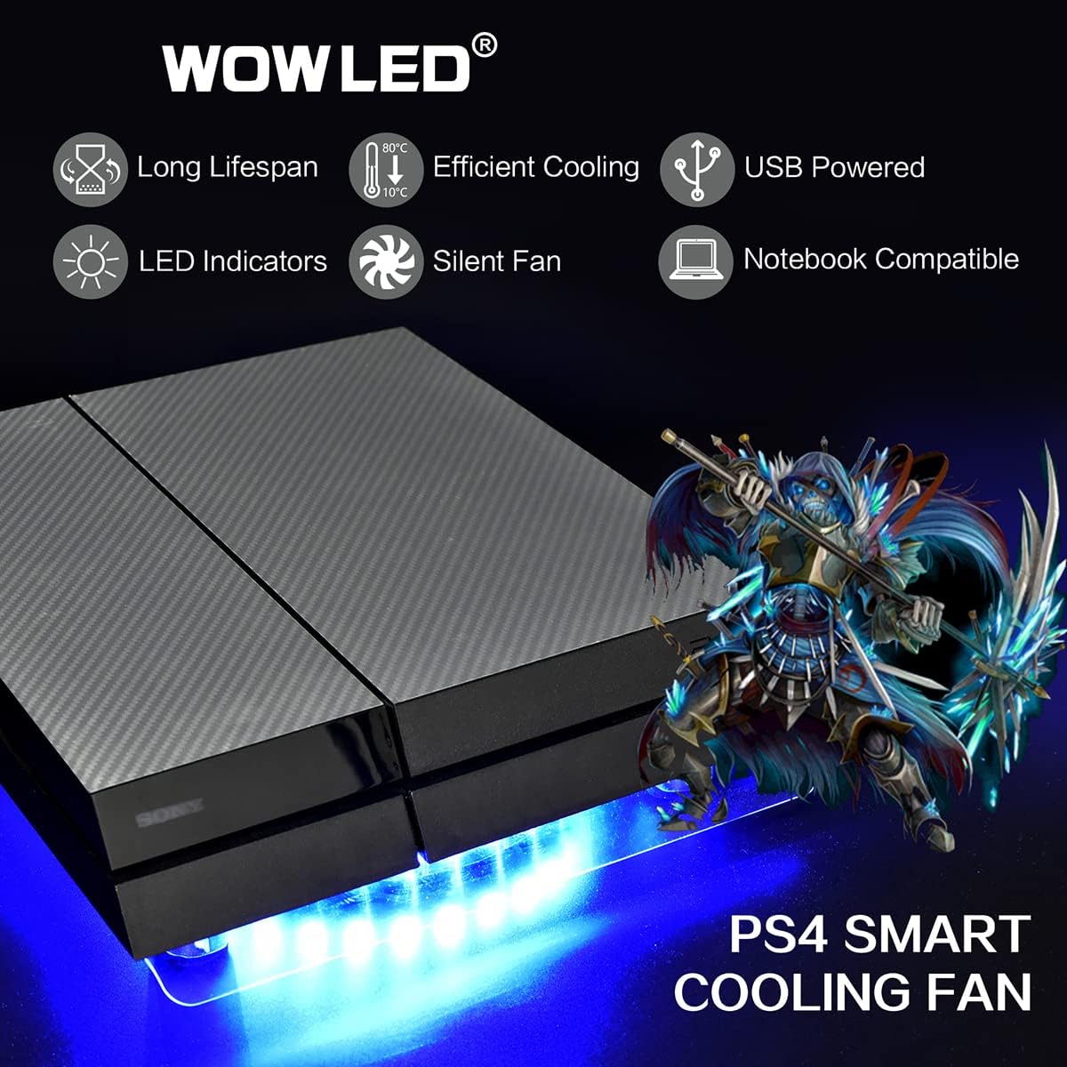 WFPOWER Wireless IR Remote Control 24 keys PS4 Cooling Fan RGB USB LED Cooler Thermal Fan Pad Stand for PC Case CPU Cooler Computer Gaming PS4