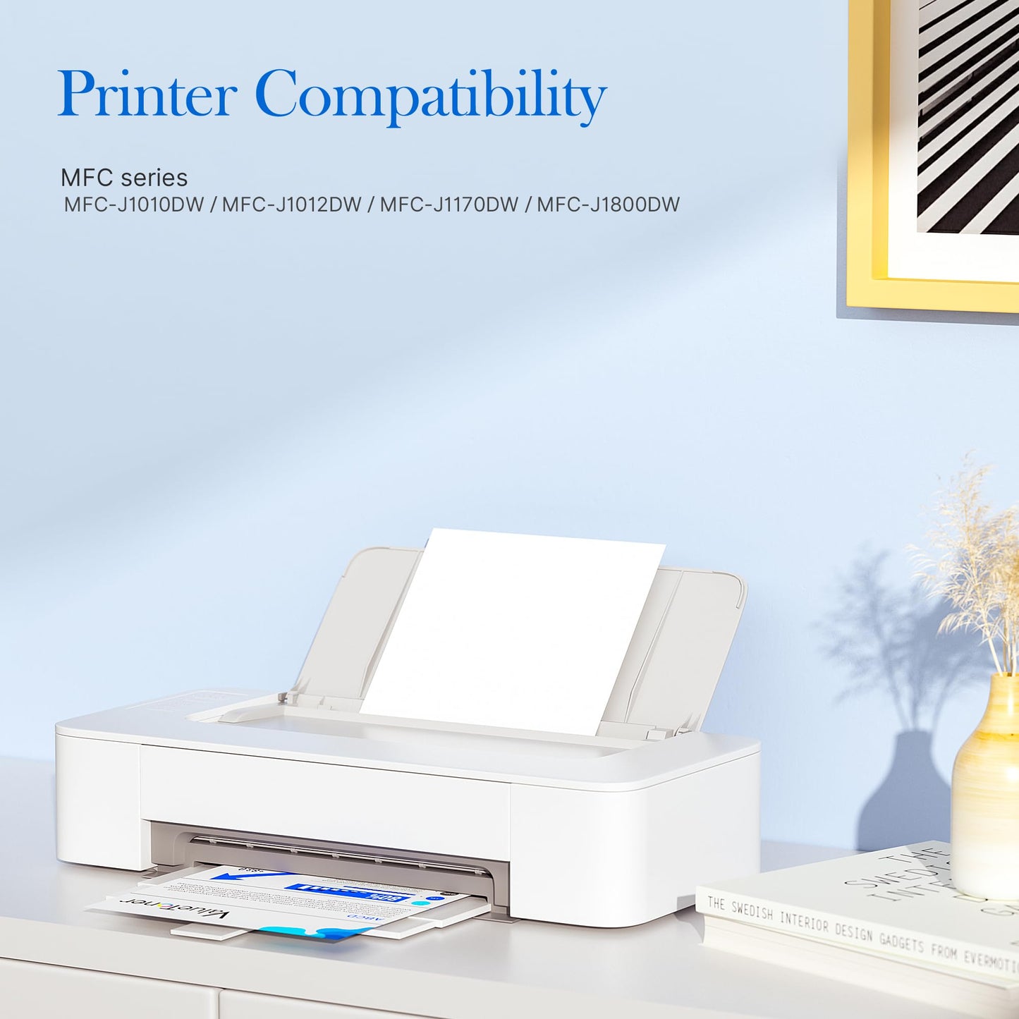 Valuetoner LC401XL Ink Cartridges for Brother Printer Work with Brother LC401 Ink Cartridges fit for MFC-J1010DW MFC-J1170DW MFC-J1800DW MFC-J1012DW