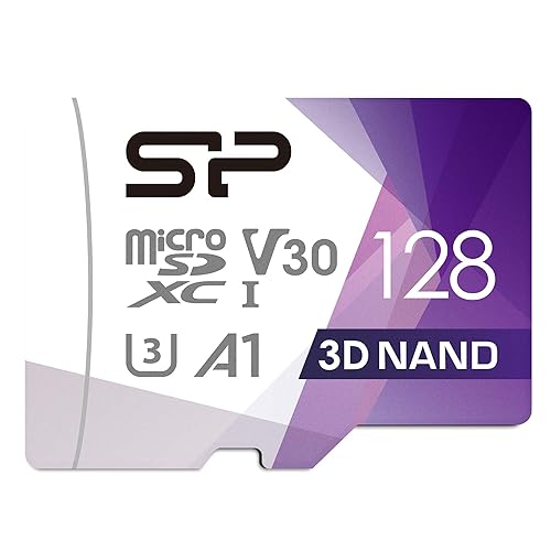 Silicon Power 64GB 3D NAND High Speed MicroSD Card with Adapter