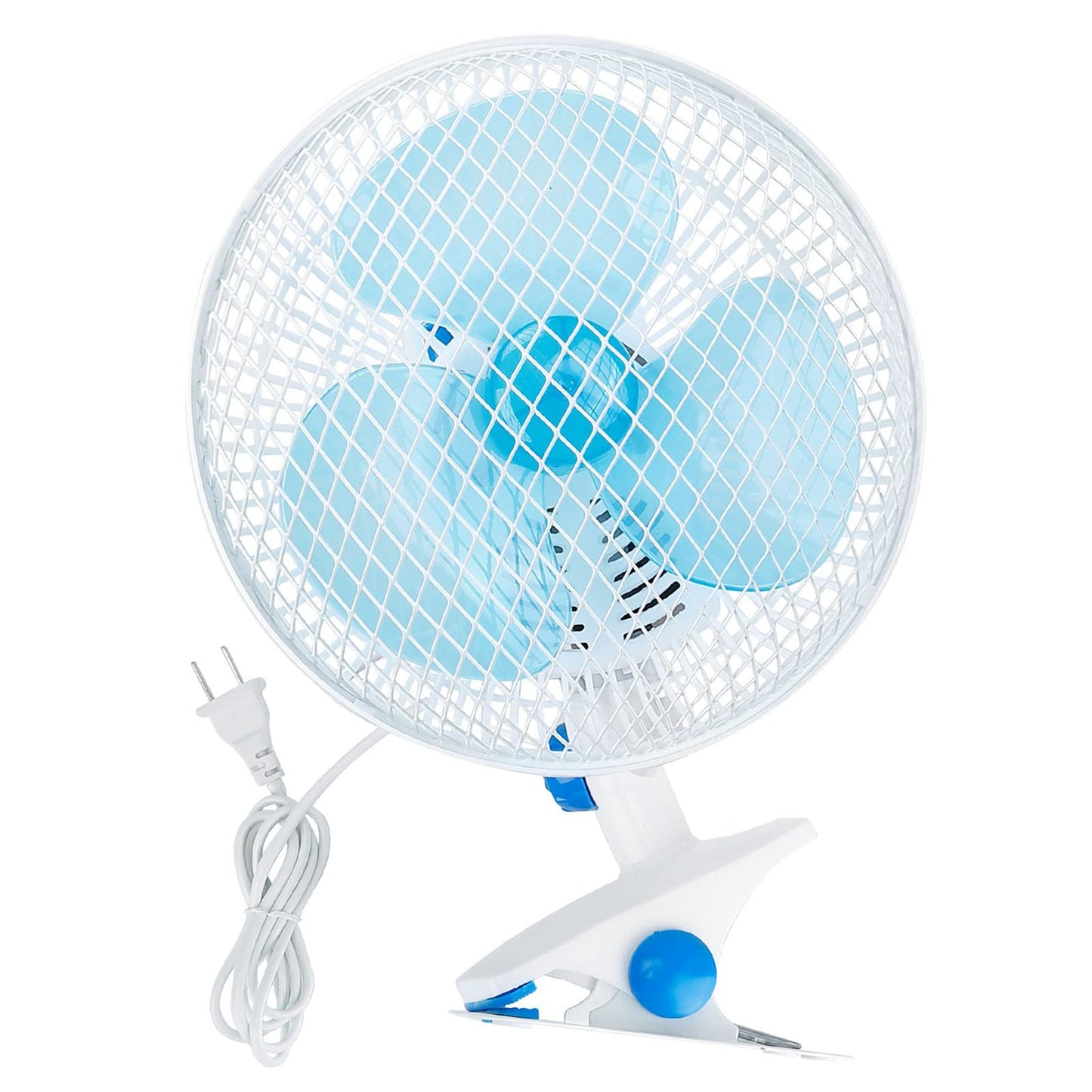 8-Inch Clip on Fan, 2 Speed Convertible Desk Fan with Strong Clamp, Tilting and Shaking with Strong Airflow, Quite, Powerful Clip Fa n on Bed and Desk