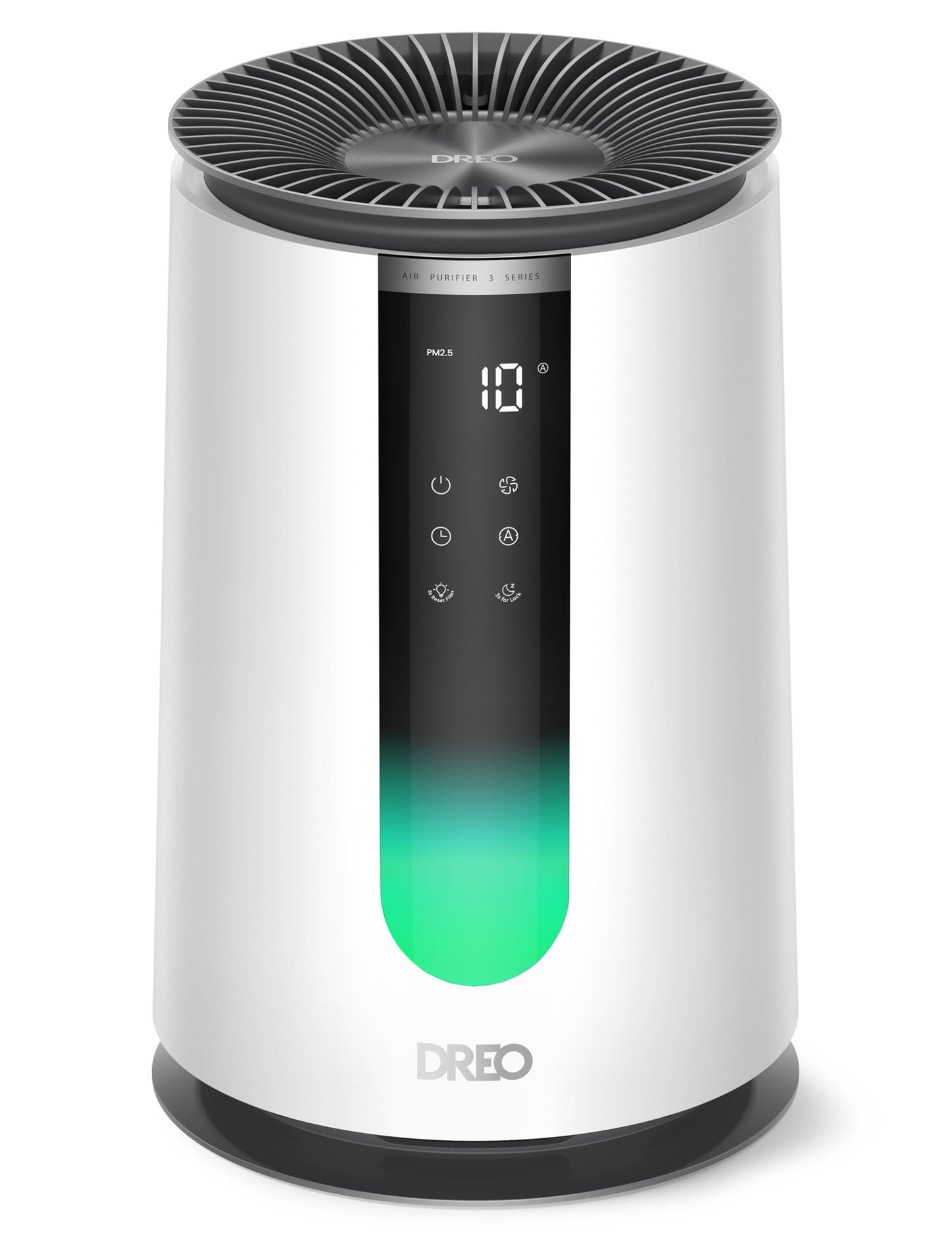 DREO Air Purifier for Home, HEPA Sleep Mode, AHAM VERIFIDE Air Purifiers for Bedroom, Pets, Smoke, Dust, Pollen & Odors, PM2.5 Monitor, Auto & Turbo