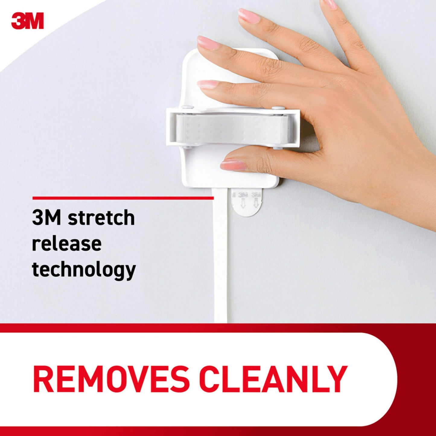 Command Broom & Mop Grippers, 2 Hangers with 4 Strips, Damage-Free Wall Mount Holder for Cleaning Tools, Organizing & Storage, Holds up to 4lb