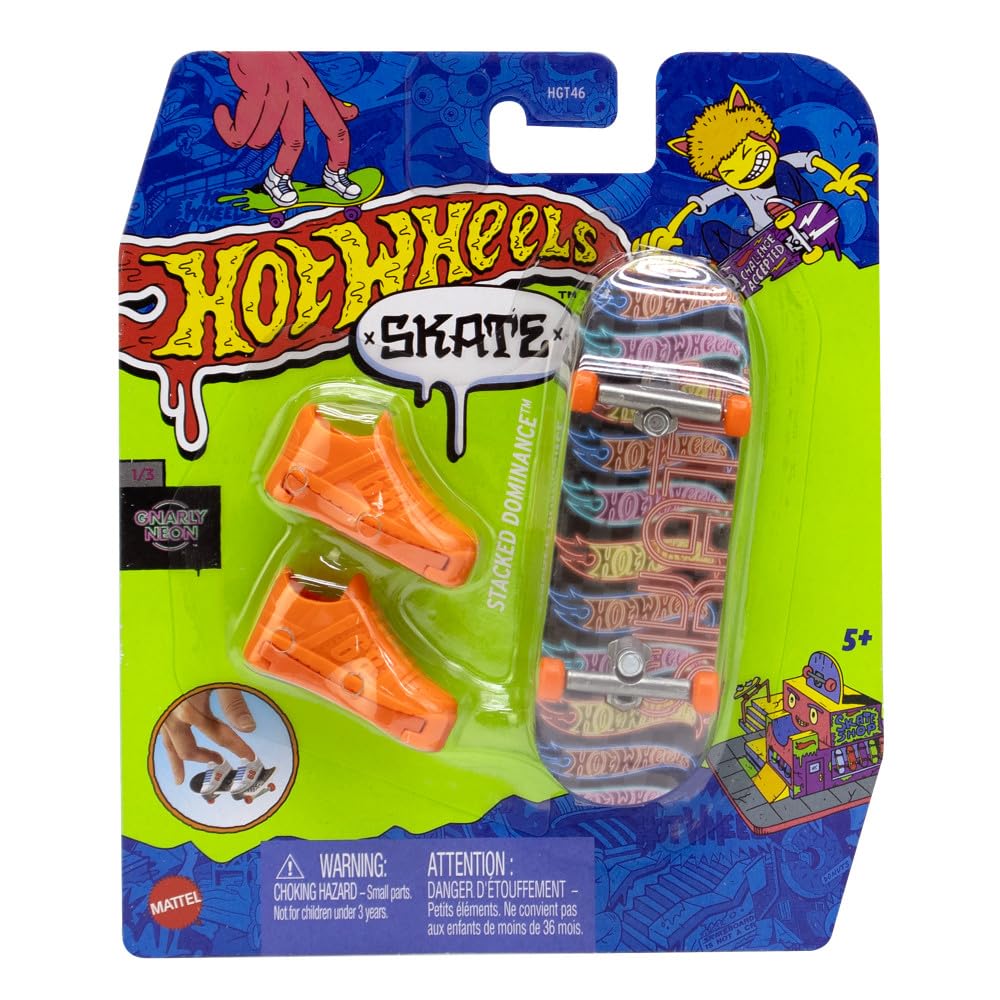 Hot Wheels Mattel Mini Skateboard with Shoes Assorted Models (HNG32)