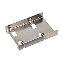 SilverStone SDP08 3.5" to 2.5" Bay Converter, Nickel-coated finish, SST-SDP08
