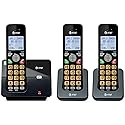 AT&T 3-Handsets Landline Home Phone with Caller ID/Call Waiting, Cordless Phone DECT 6.0 Full-Duplex Handset Speakerphone, Backlit Keypad and Display