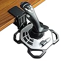 WELLMETE Clamp-on Desk Mount for Flight Sim Joystick-Compatible with Logitech G Extreme 3D PRO Joystick Adjustable Enduring Steel Mount Holder