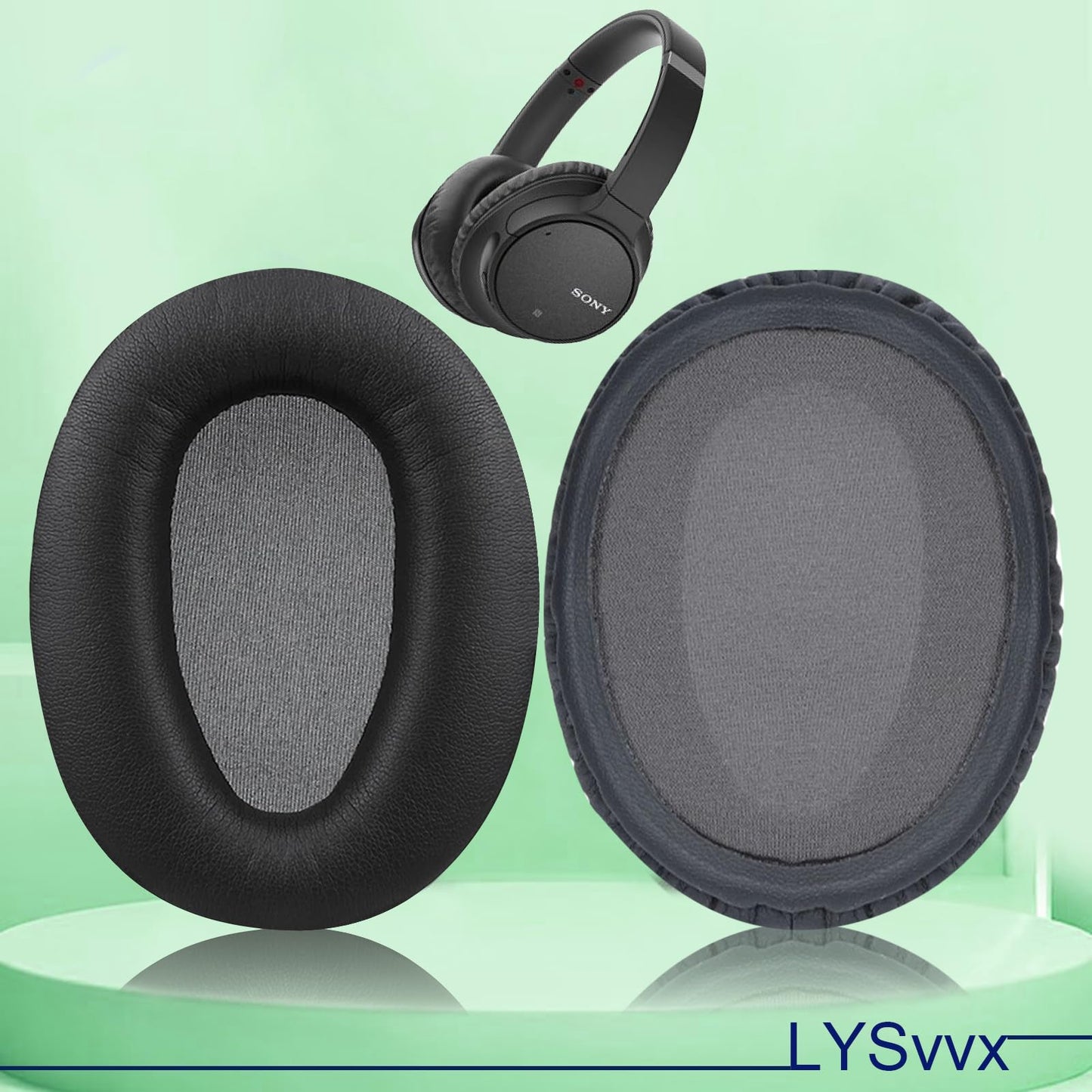 WH-CH700N Ear Pads - Replacement Earpads for Sony WH-CH700N, WH-CH710N, WH-CH720N, MDR-10R, MDR-ZX770, MDR-ZX780 Headphones Black