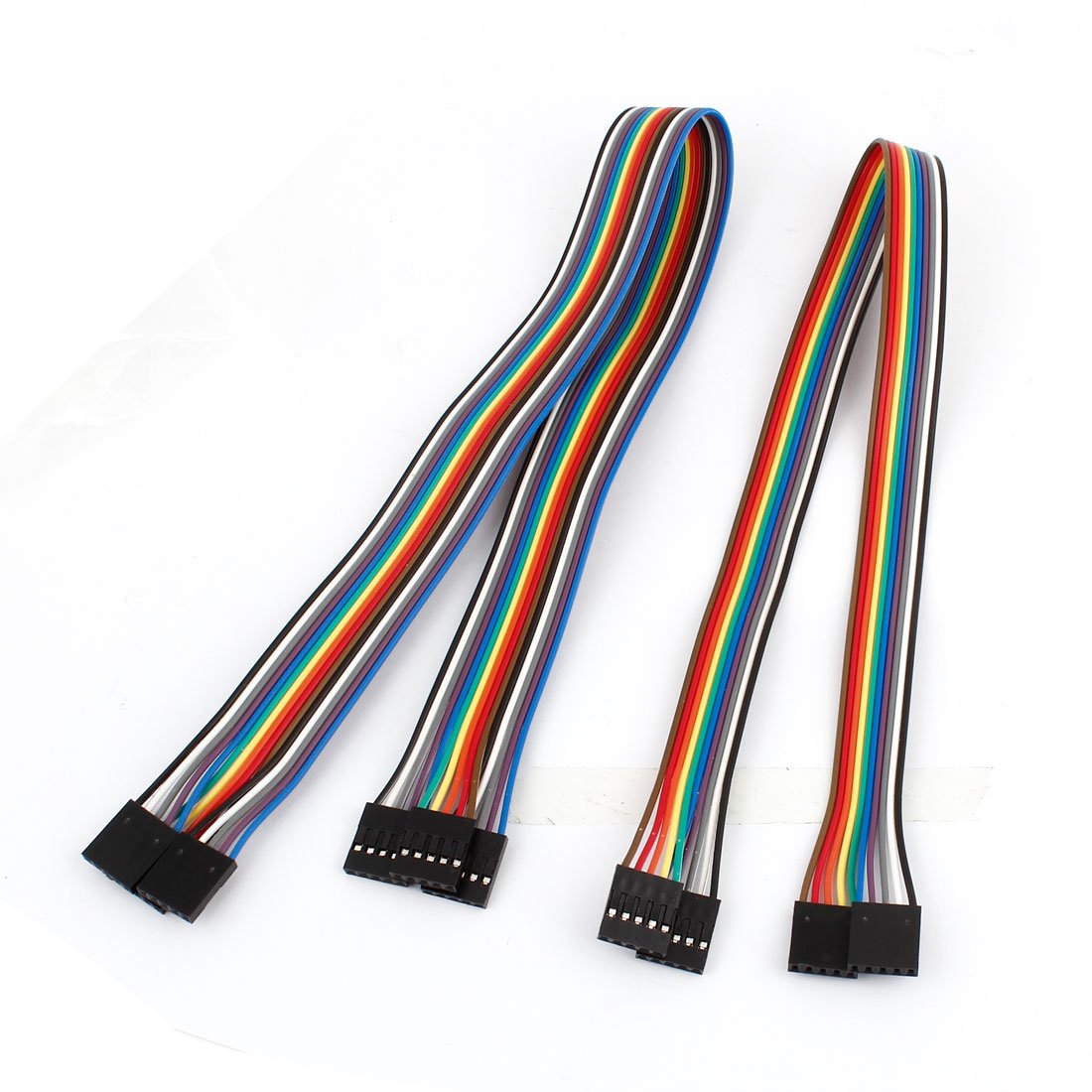 uxcell A14061000ux0624 40cm 2.54 mm 5 Pin Female to Female F/F Jumper Cable Connector 5 Pcs (Pack of 5)
