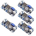HiLetgo 5pcs LM2596S-ADJ Power Module DC-DC Buck Regulator 3A Adjustable 5V/12V/24V