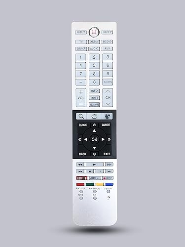 Remote Control Replacement for Toshiba LED LCD Smart TV CT-90428 58L7300U 32L4300U 39L4300U 50L4300U 50L7300U 58L4300 65L7300U 65L7300UM