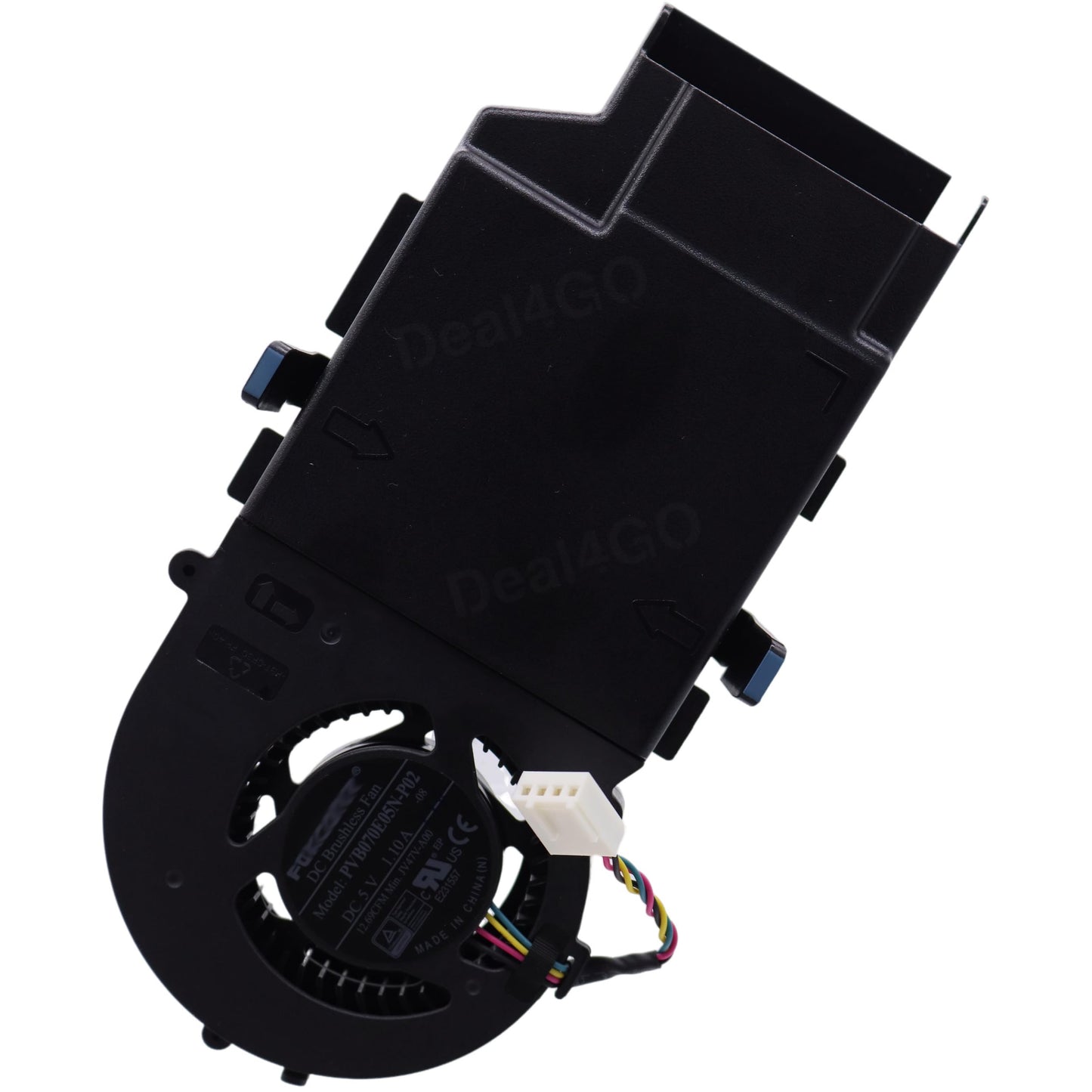 Deal4GO 5V/1.10A 35W CPU Cooling Fan JV47V W77JN Replacement for Dell Optiplex 3080 3090 5080 5090 7080 MFF Micro Desktop, Black