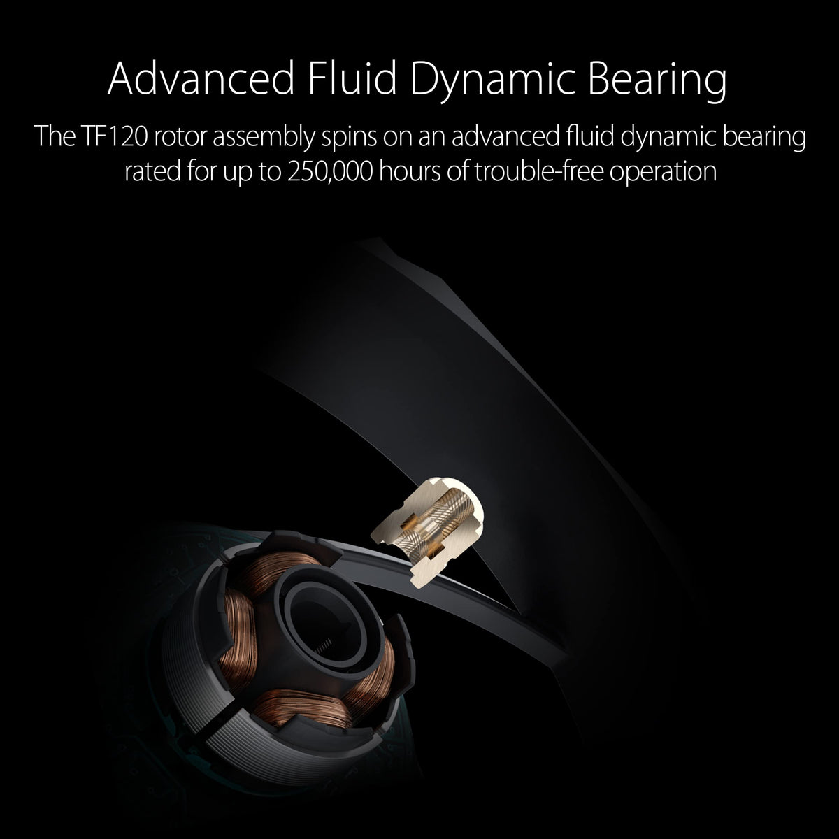 ASUS TUF Gaming TF120 ARGB Chassis Fan 3 Pack in Customizable LEDs, Advanced Fluid Dynamic Bearing, 120mm PWM Control, Anti-Vibration Pads