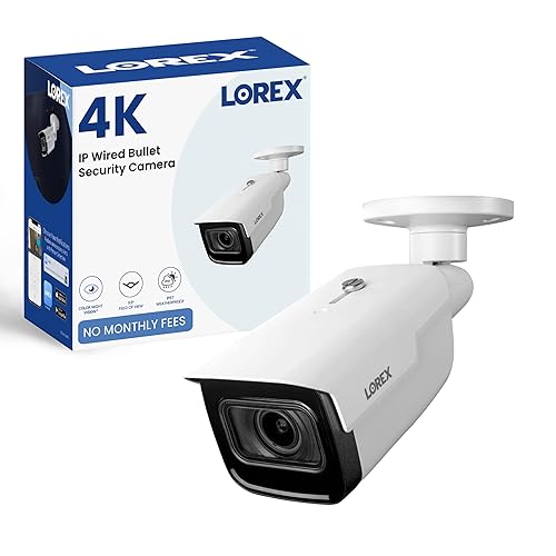 Lorex 4K (8MP) Nocturnal Motorized Varifocal Smart IP Bullet Security Camera - White