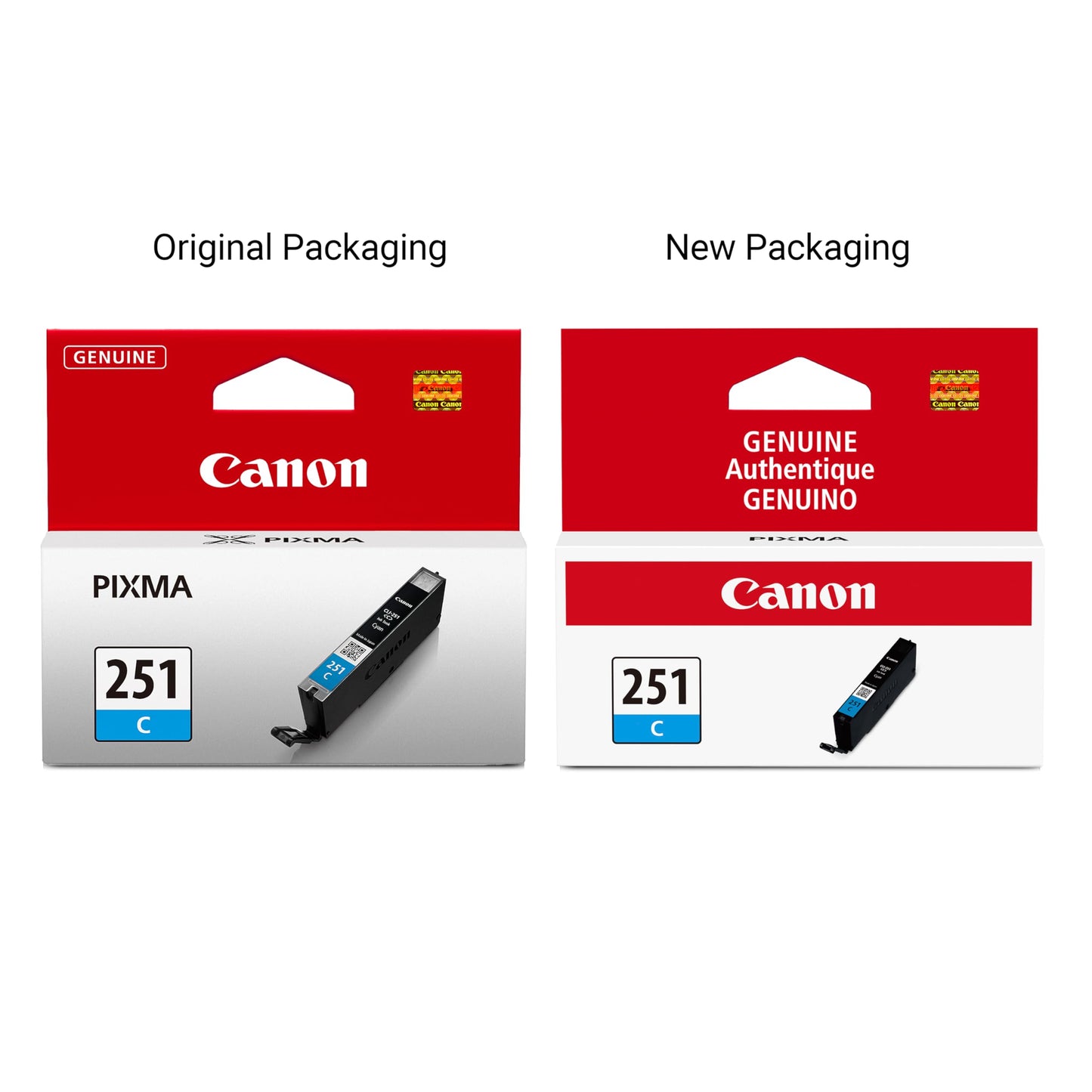 Canon CLI-251 Genuine Cyan Ink Tank, Compatible with MG6320, IP7220 & MG5420, MX922, MG5520, MG6420, MG7120, iX6820, iP8720, MG7520, MG6620,