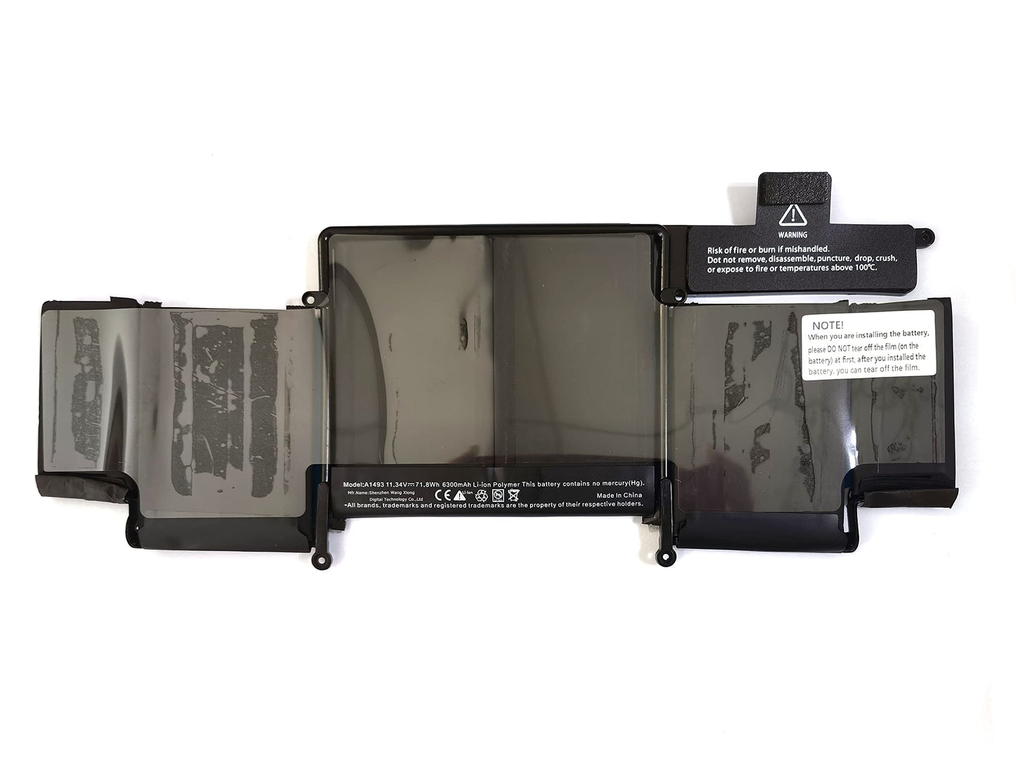 7xinbox 11.34V 71.8Wh A1493 Replacement Laptop Battery Compatible with MacBook Pro 13" A1502 ME864 ME866LL/A 020-8148 Late 2013 Mid 2014 Retina
