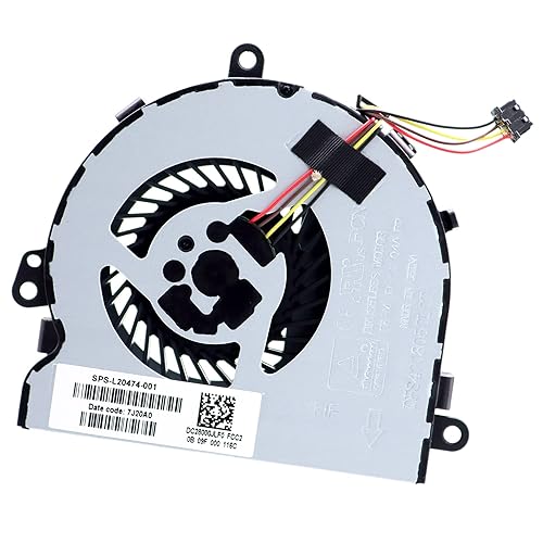 Deal4GO CPU Cooling Fan L20474-001 Replacement for HP 15-DA 15-DB 250 255 256 G7 15g-DR 15g-DS 15g-DX 15-DA0053WM 15-DB0031NR (UMA)