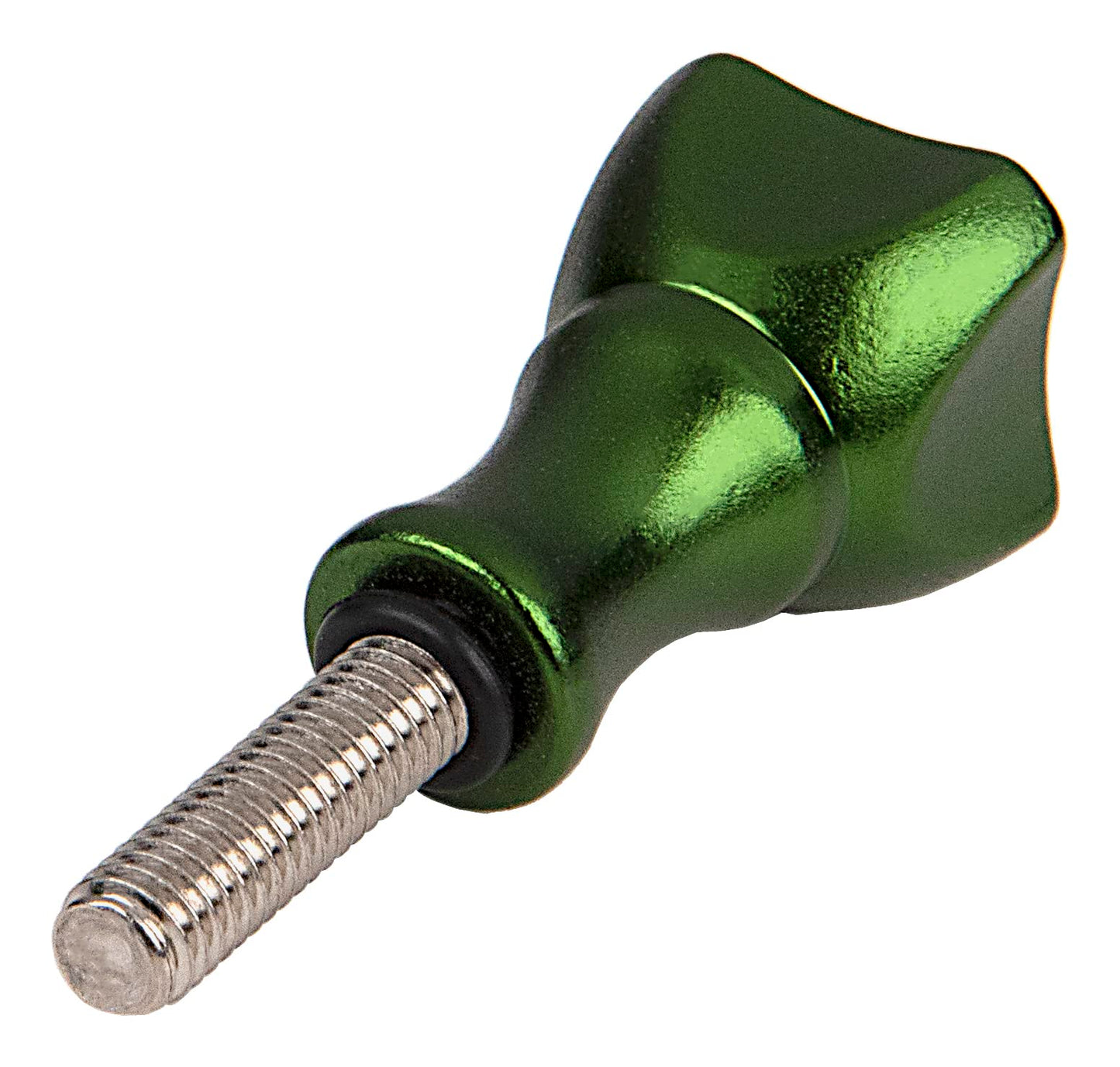 GoTough 25mm Green Metal Thumbscrew Compatible with GoPro HERO3, HERO3+, HERO4, HERO5, HERO6, HERO7 2-Prong Mounting System