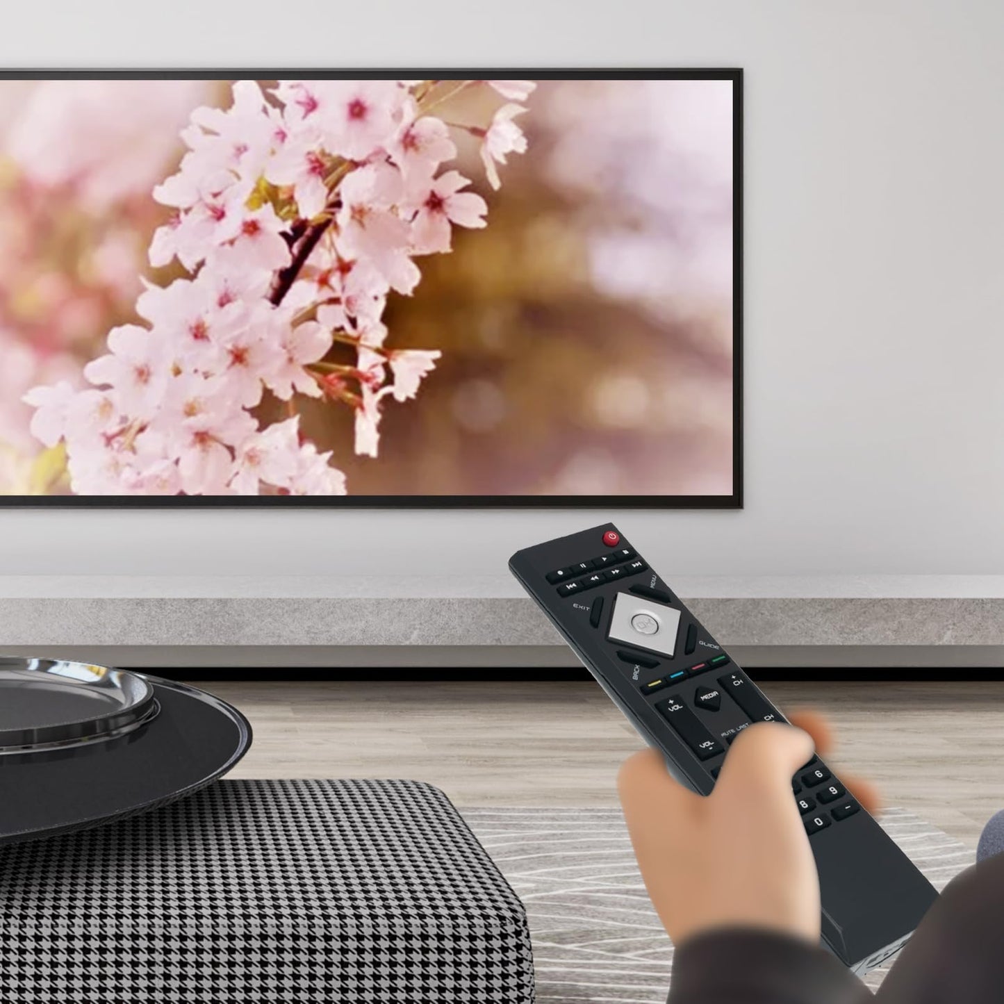 VR15 Remote Control Replace fit for VIZIO TV E320VL E320VP E321VL E370VL E371VL E420VL E420VO E421VL E421VO E470VL E470VLE E551VL