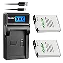 Kastar Battery (X2) & Slim LCD Charger for Nik EN-EL12, ENEL12, MH-65 Coolpix S9900, S9700, AW120, S9500, AW110, S70, S9600, S6300, S6200, S8100