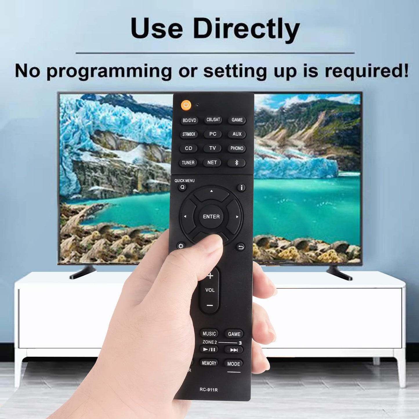 New RC-911R RC911R Remote Control for for Onkyo AV Receiver Speaker TXRZ810 TX-NR555 TX-NR787 TX-RZ610 TX-RZ710 TX-NR777 HT-R695 HT-S7800 TX-NR575