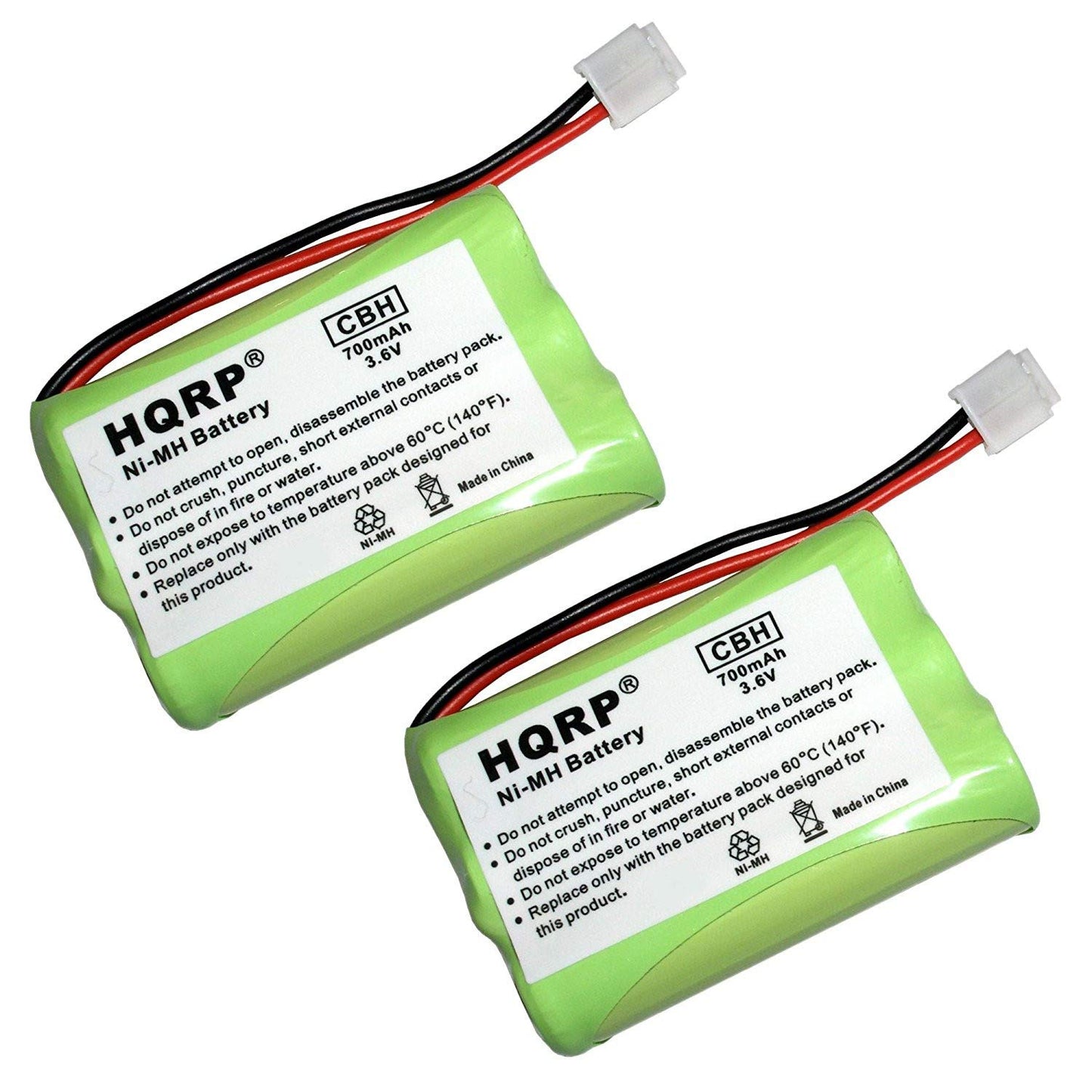 HQRP 2-Pack Phone Battery Compatible with AT&T/Lucent 80-5848-00-00/8058480000, Model 27910, SKU 00102