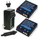 Wasabi Power Battery (2-Pack) and Charger for Ricoh DB-65 and Ricoh G700, G700SE, G600, GR, GR Digital, GR Digital II, GR Digital III, GR Digital IV