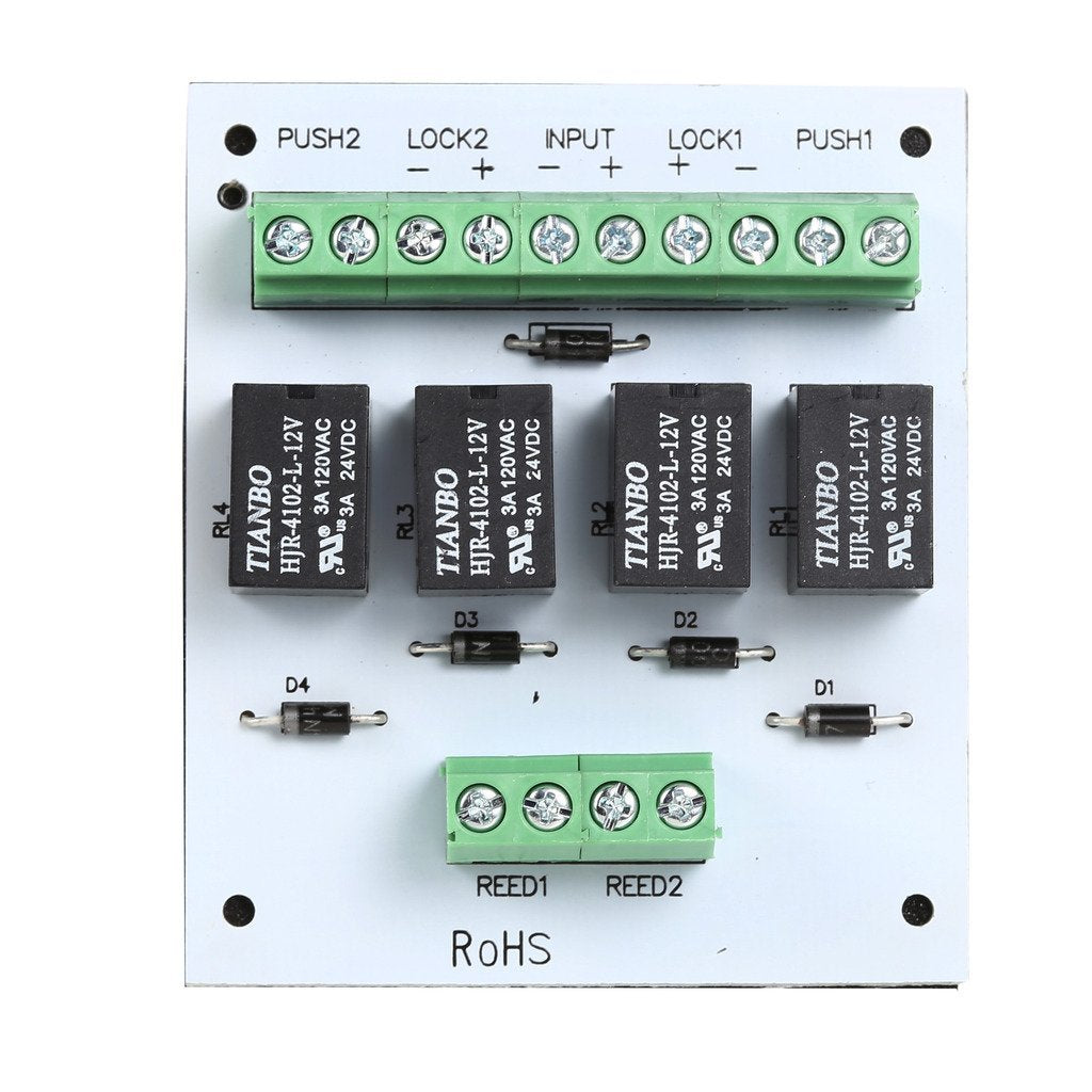 UHPPOTE Interlock Airlock Access Control Relay Module of 2 Two Door for Bank Prison
