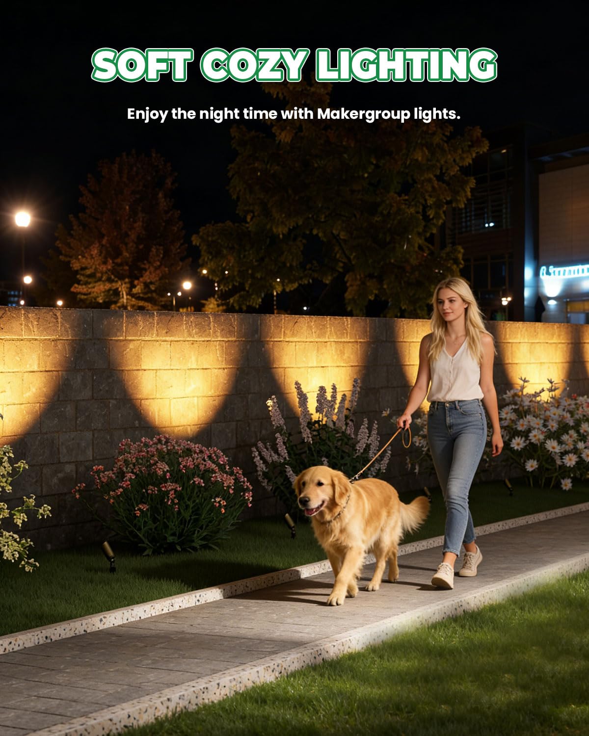 Makergroup MR16 LED Bulb, Outdoor Landscape MR16 Light Bulbs, 3W Gu5.3 Bi-pin Base 12V Low Voltage LED Spotlights Warm White 2700K-3000K for Landscape
