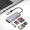 7-in-2 Memory Stick Pro Duo Card Reader, USB-A & USB-C Multi-Card Reader for SD/TF/CF/MS/XD Memory Cards, 5Gbps High-Speed Transfer, SD Card Reader