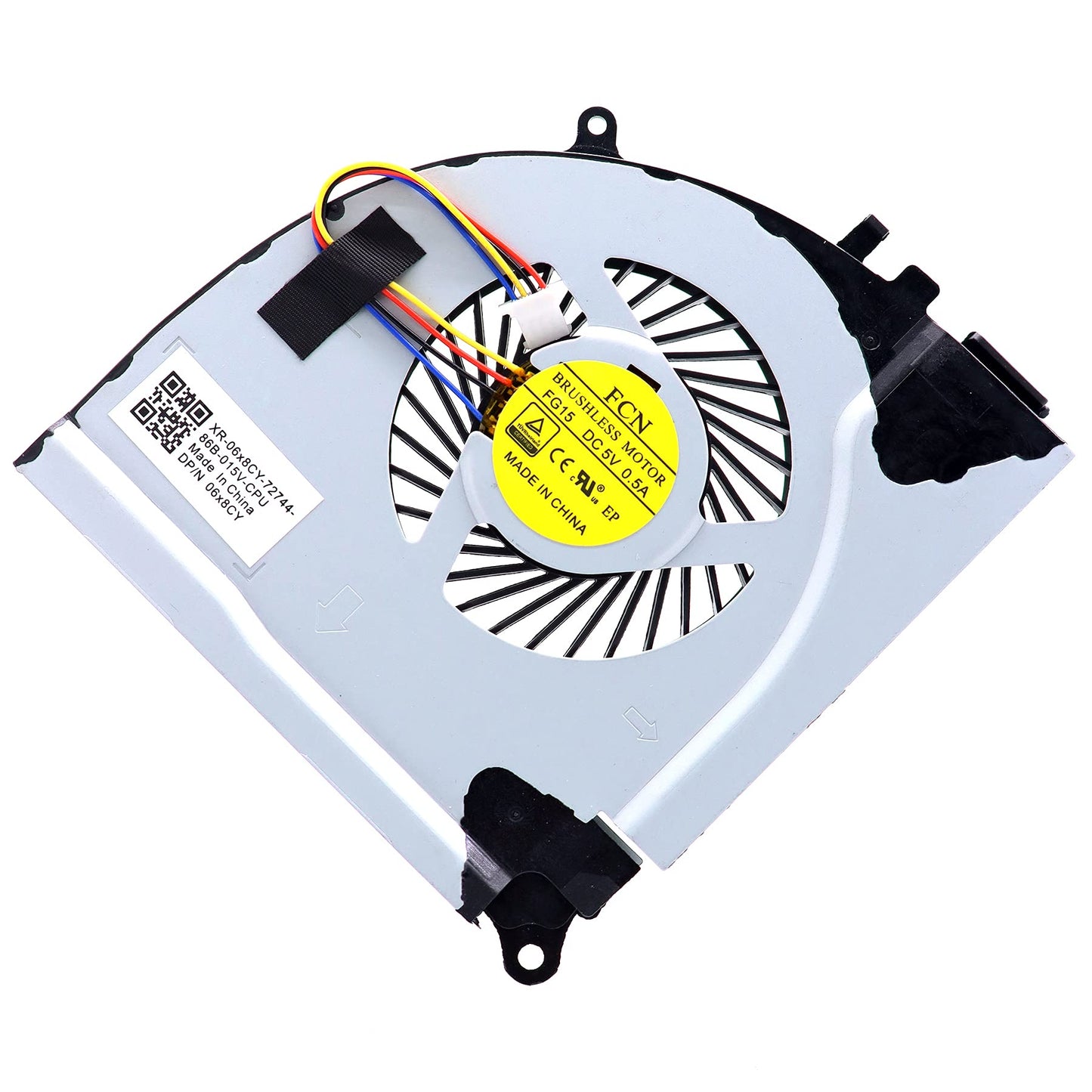 Deal4GO CPU Cooling Fan 4X5CY 04X5CY w/GPU Fan Cooler RJX6N 0RJX6N Set Replacement for Dell Inspiron 15 7559 7557 5577 5576 P57F
