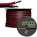 IMC Audio 100' Feet 16 Ga Gauge Red Black 2 Conductor Speaker Wire Audio Cable for Car Speakers, Stereos, Home Theater Speakers, Surround Sound, Radio