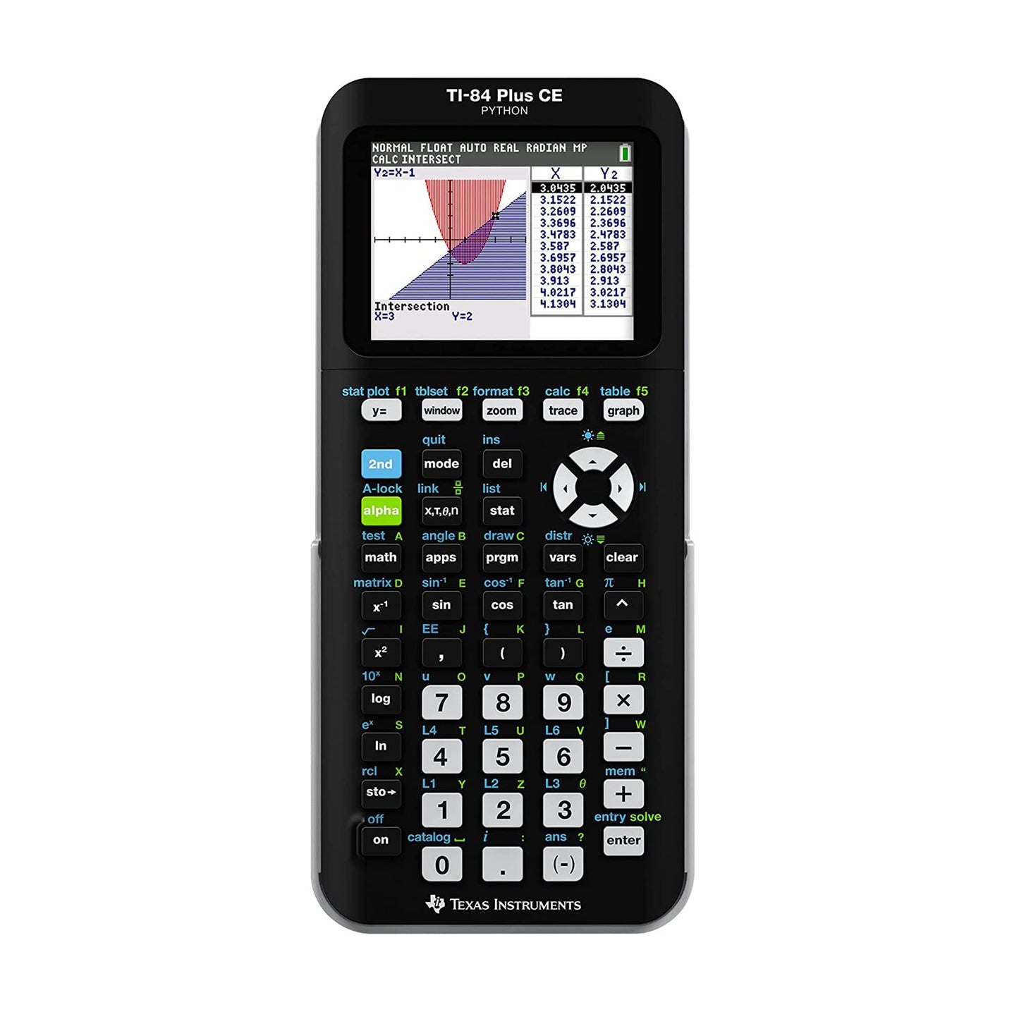 Scientific Python Graphic Calculator, Folima TI-84 Plus CE Color Graphing Instruments, Black 7.5 Inch