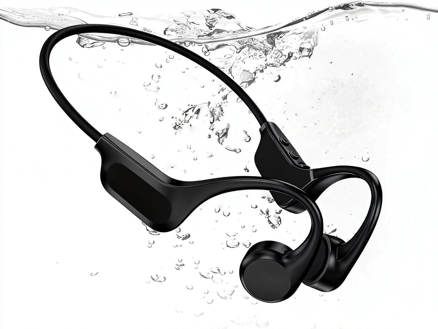 2026 Upgrade Bone Conduction Headphones-SwimBeats, IP68 Waterproof Swimming Headphones| 32GB Storage| BT 6.0| 28g Lightweight| 8H Battery, Open-Ear…