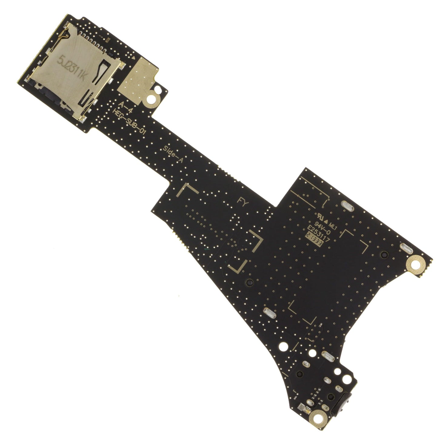 Replacement Micro SD Game Card Reader Cartridge Slot Headphone Jack Daughter Board for Nintendo Switch OLED Console HEG-SUB-001