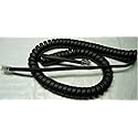 Mitel 9 Ft Black Handset Cord for IP 5000 Series Phones - 13 inches Long / 9 Foot When Stretched