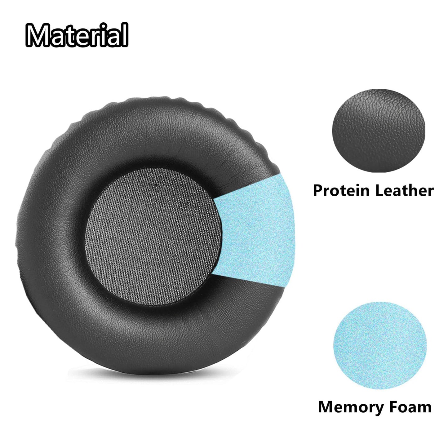 YDYBZB Ear Pads Cushion Cover Earpads Earmuff Replacement Compatible with Jabra Evolve 20 30 40 65 Headset (Do Not Fit Evolve2 30/Evolve2 40/Evolve2