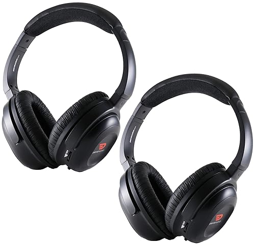 DRIVE AUDIO Headphones for Honda & Acura (2 Pack) Fits Odyssey, CR-V, Accord, HR-V, Pilot, Passport, Ridgeline, RDX, MDX