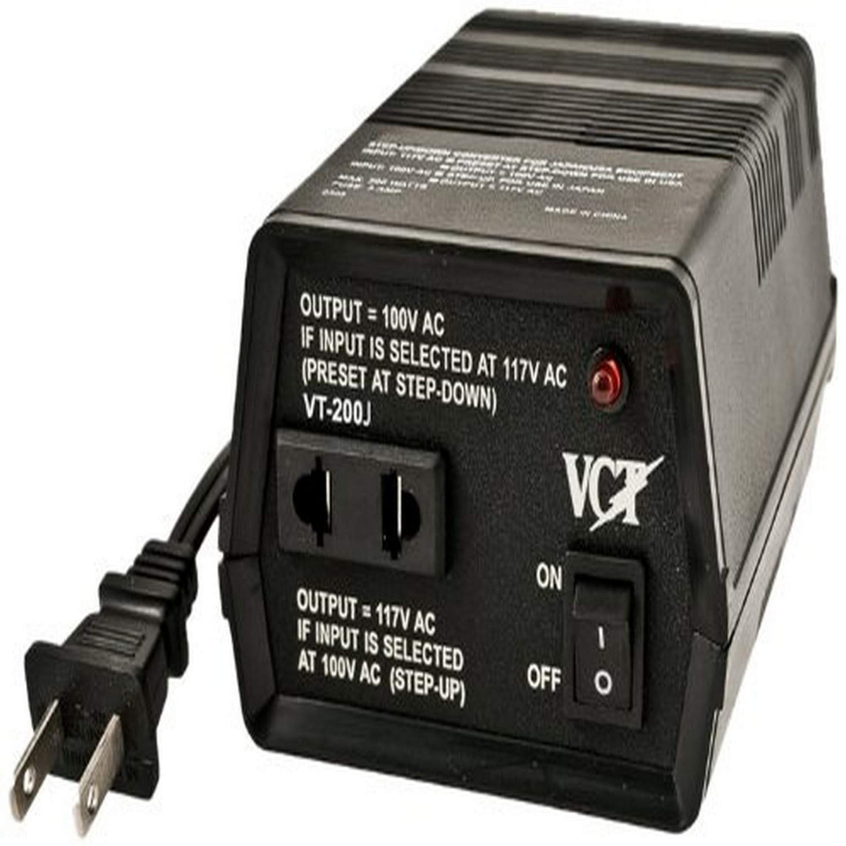 Simran SM200J Japan to USA 200W 100-volt/120-volt Step Up Down Voltage Transformer
