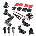 15in1 Grab Bag of Mounts Kit Adapter Accessory for Gopro Hero 12 11 10 9 8 7 6 SJ4000 Sport Action Camera Kit