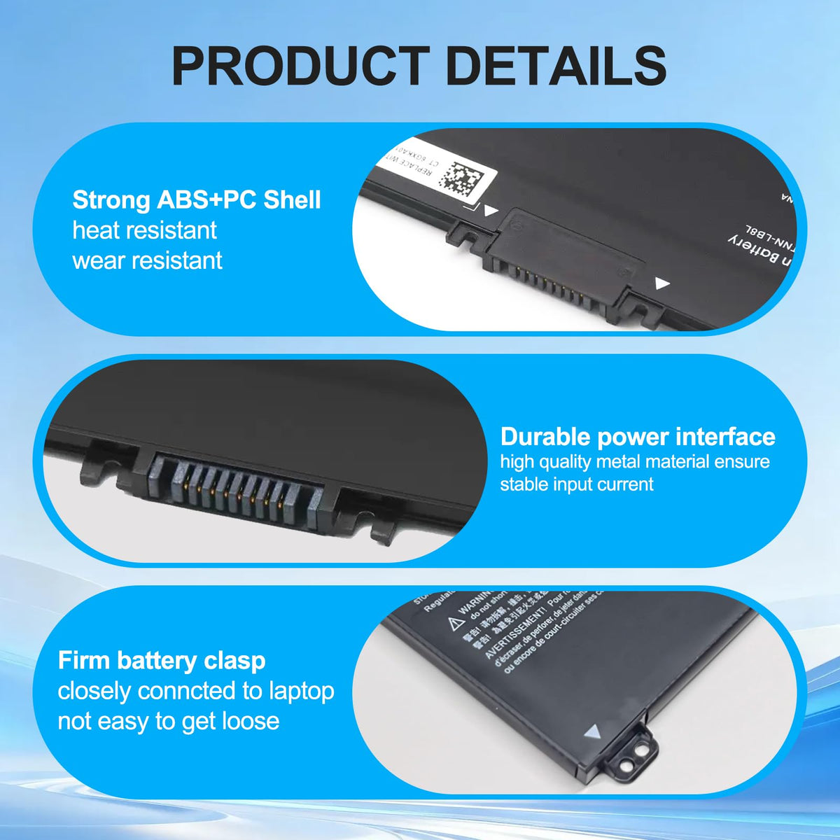 HT03XL HSTNN-LB8M Laptop Battery L11119-855 for HP Pavilion15-CS 15-DA 15-DB 15-DW 17-by 17-CA 14-CE 14-CF 14-DF Series 15-CS0053CL 15-DW0033NR
