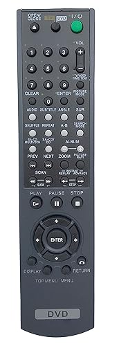 Universal Remote Compatible for Sony RMT-D171A DVP-NS775V RMT-D159A DVP-NC682V DVP-NC685V DVD Player
