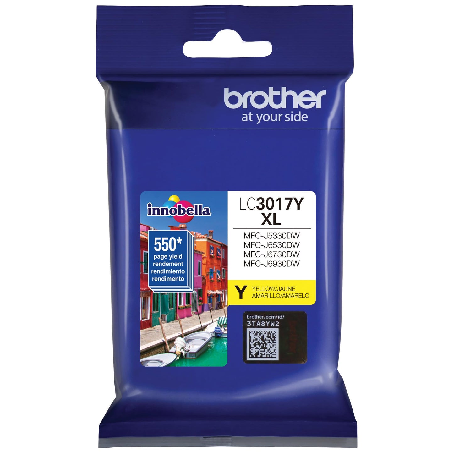 Brother LC3017Y High Yield Yellow Ink Cartridge