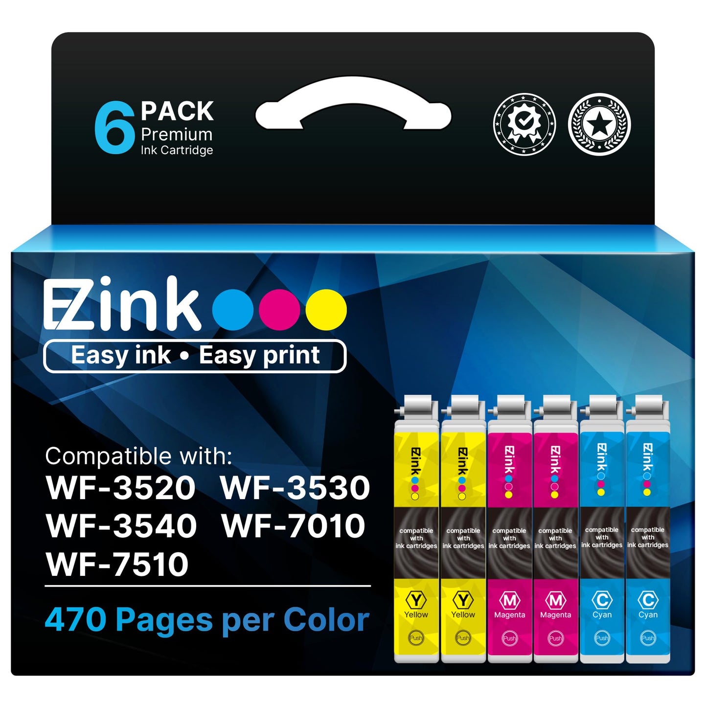 E-Z Ink Remanufactured Replacement for 127 Ink Cartridges for 127 NX530