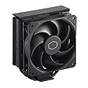Cooler Master Hyper 212 Black CPU Air Cooler - 120mm High Performance PWM Fan, 4 Copper Heat Pipes, Aluminum Top Cover, Low Noise & Easy Installation