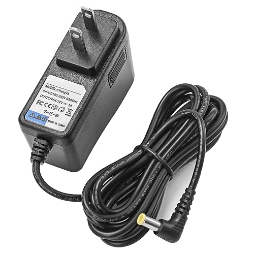 12V 1A AC Adapter Charger Replacement, Regulated Power Supply Cord for Kenwood KSC-35S TK3400 TK2400 TK2402 TK2300