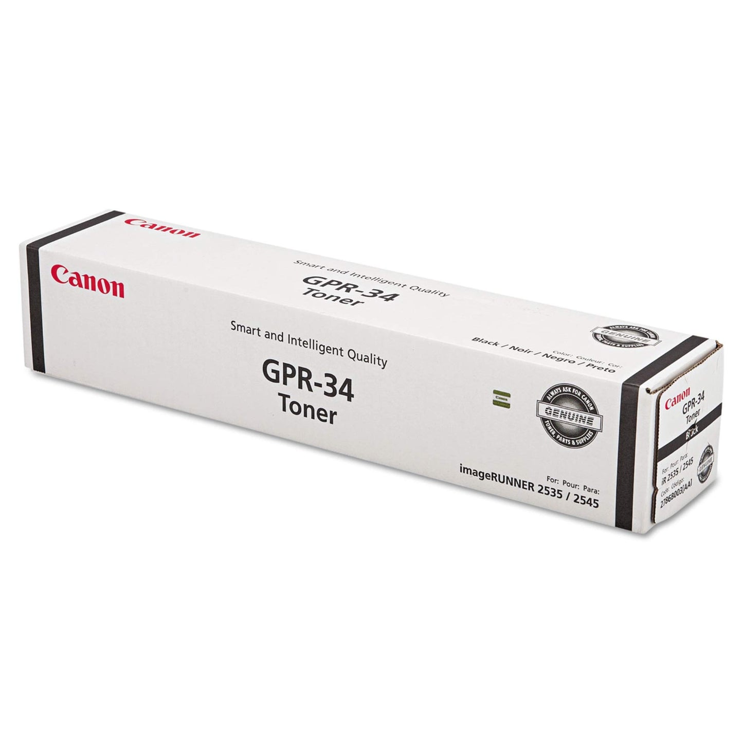 Canon CNMGPR34 Toner Cartridge, Black, Laser, 19400 Page, 1 Each