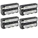 Kastar 4-Pack NP-F570 Battery 7.4V 2900mAh Replacement for Sony MVC-FD88 MVC-FD90 MVC-FD91 MVC-FD92 MVC-FD95 MVC-FD97 MVC-FDR1 MVC-FDR3 PBD-D50