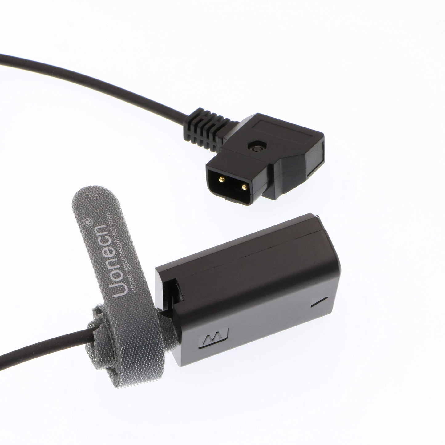 Uonecn Dummy Battery A7 to D-tap Cable for Sony NEX 3/5/7 Series, A7/A7R/A7S/A7II/A3000/A5000/A5100/A6000/A6300/A7s II (12 Inch, Male-to-Female, 3-Pin